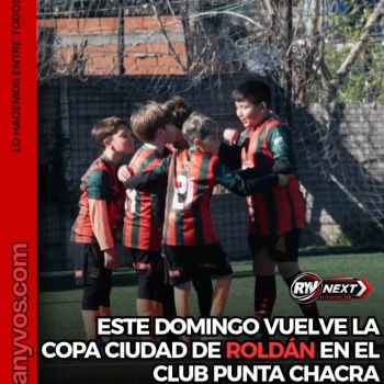 Este domingo vuelve la Copa Ciudad de Roldán de Fútbol Infantil